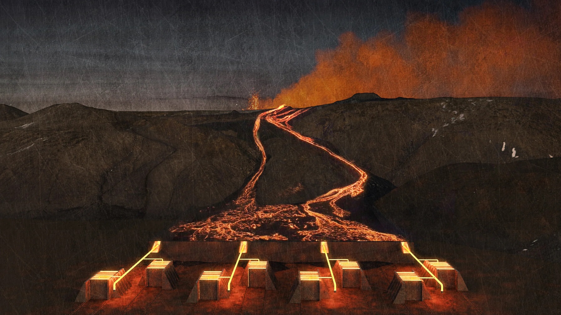 Прямо під час вивержень. Ісландські архітектори пропонують використовувати лаву для будівництва міст